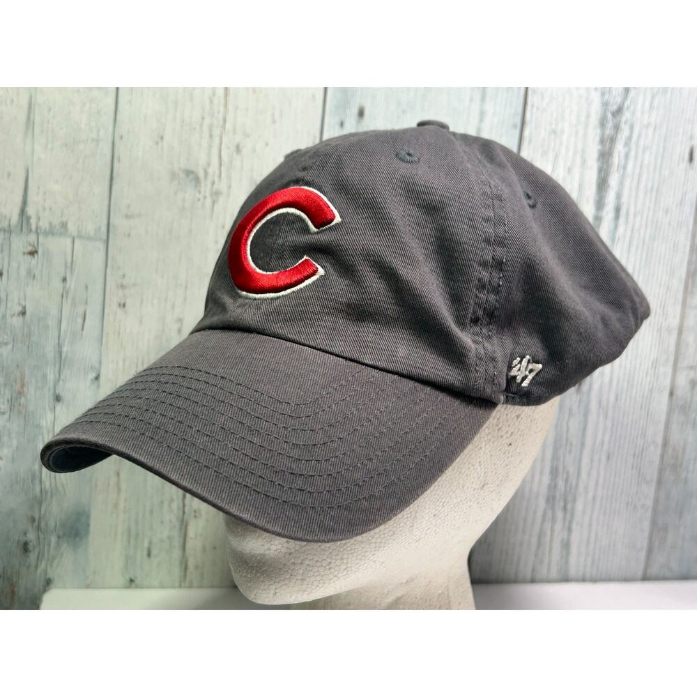 cubs Gray MLB Adjustable Baseball Cap